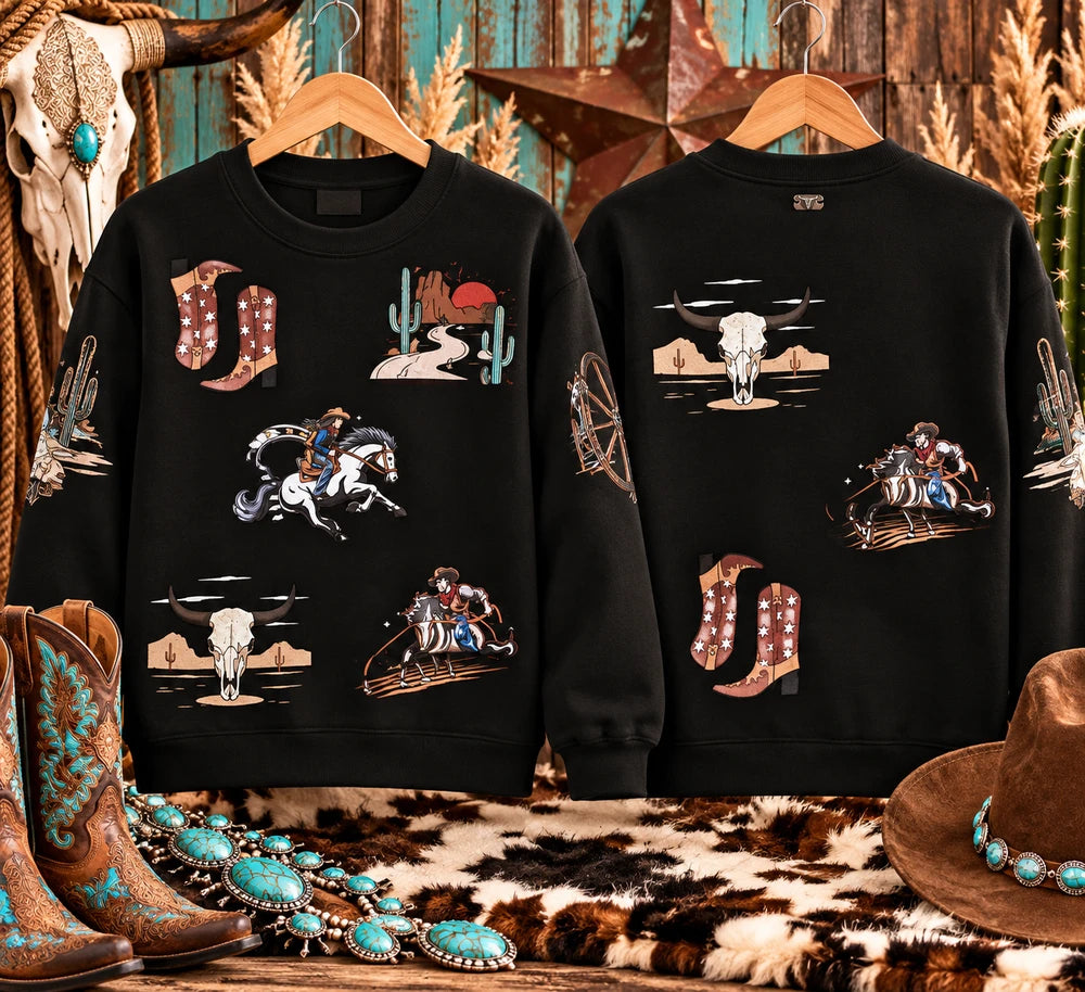 Western Knitted Sweater