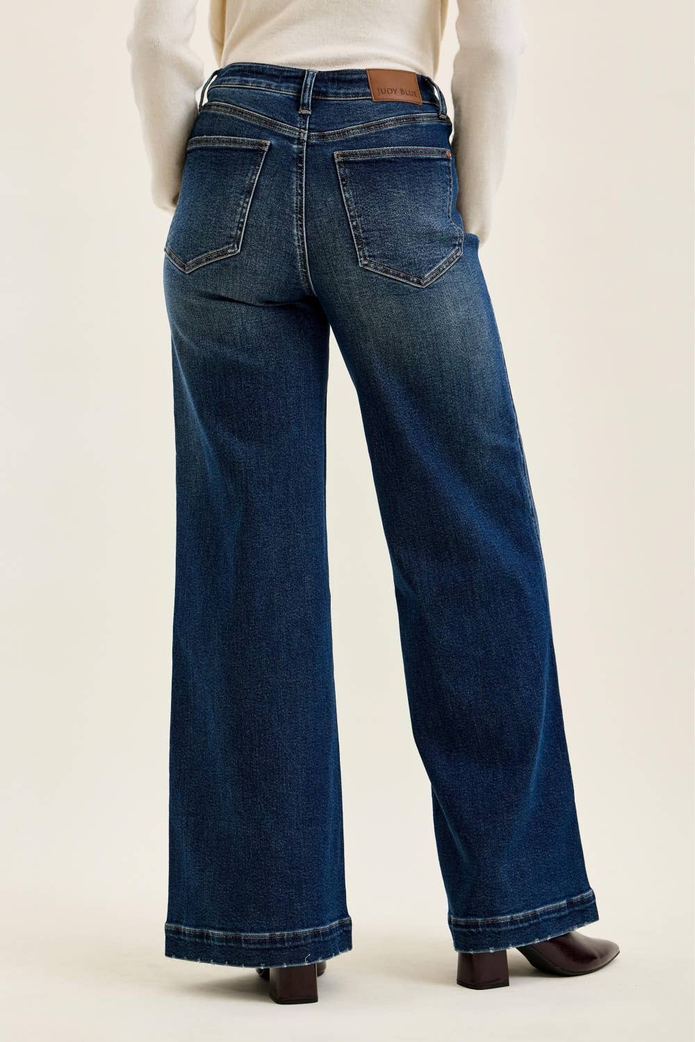 Jeans Hw Lux Retro Wide W Front Tab Closure