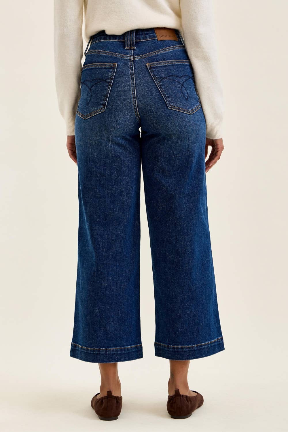 Jeans Hw T C Claudia Ankle Wide Dk Deep