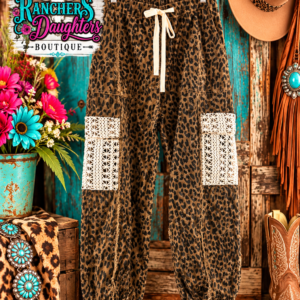 Bougie Leopard Lace Joggers
